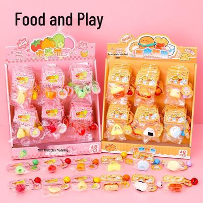 Stress Relief Squeeze Toys - Cute Food & Fruit Simulation for Students and Gifts