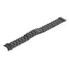 Stainless Steel Watch Band Compatible for Galaxy 4 Quick Release Solid Metal Watch Replacement Strap Black