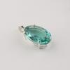 Green Apatite Gemstone Silver Pendant, 925 Sterling Silver Handmade Pendant, Silver Jewelry For Mother/Wife PP-64-2