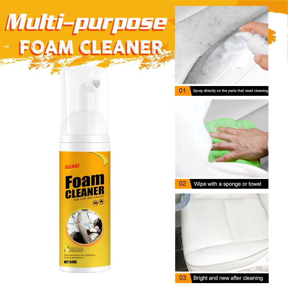 30/60/100/150ML Multi-Purpose Foam Cleaner Stain Remover Foam Cleaning Agent For Automotive Interior Seat Leather for Auto Home