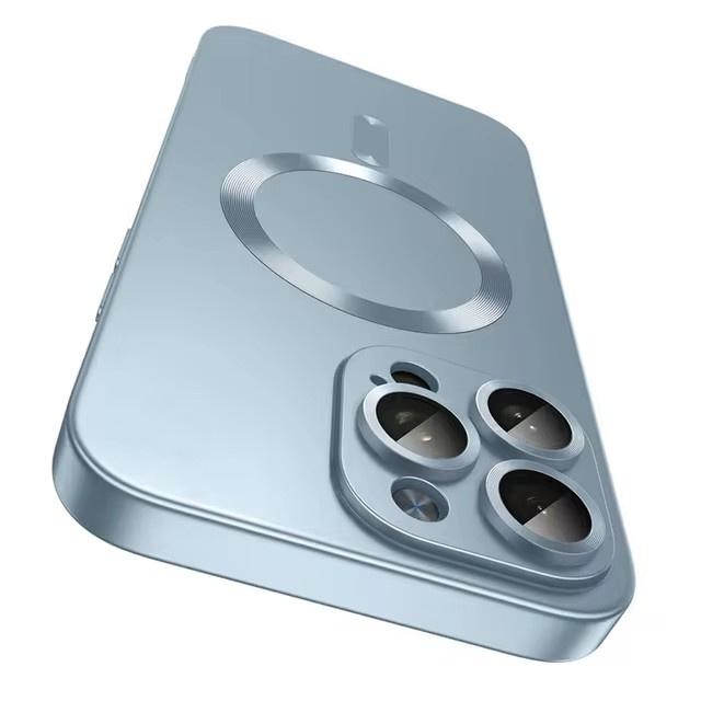 Für Magsafe Linsenschutz Matte Rutschfeste Handyhülle Für IPhone 16 15 14 13 12 11 Pro Max Plus Magnetische Kabellose Ladehülle