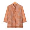Yalu Chinese Style 3/4 Sleeve Summer Blouse