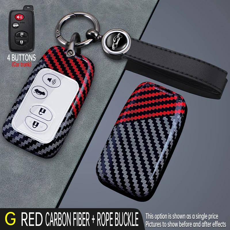 

Car Key Case Cover for Toyota Land Cruiser Prado Avensis IQ Corolla Prius 30 Highlander Yaris Alpha Aqua Auris for Lexus LC 200