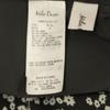 Mila Owen Floral Narrow Long skirt Charcoal system Women Used