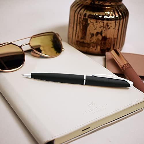 CROSS ATX Ballpoint Pen, Medium Nib, Oil-Based Ink, Perfect Gift for Job Promotion/Retirement, Includes Gift Box and Shopping Bag, Bassault Black