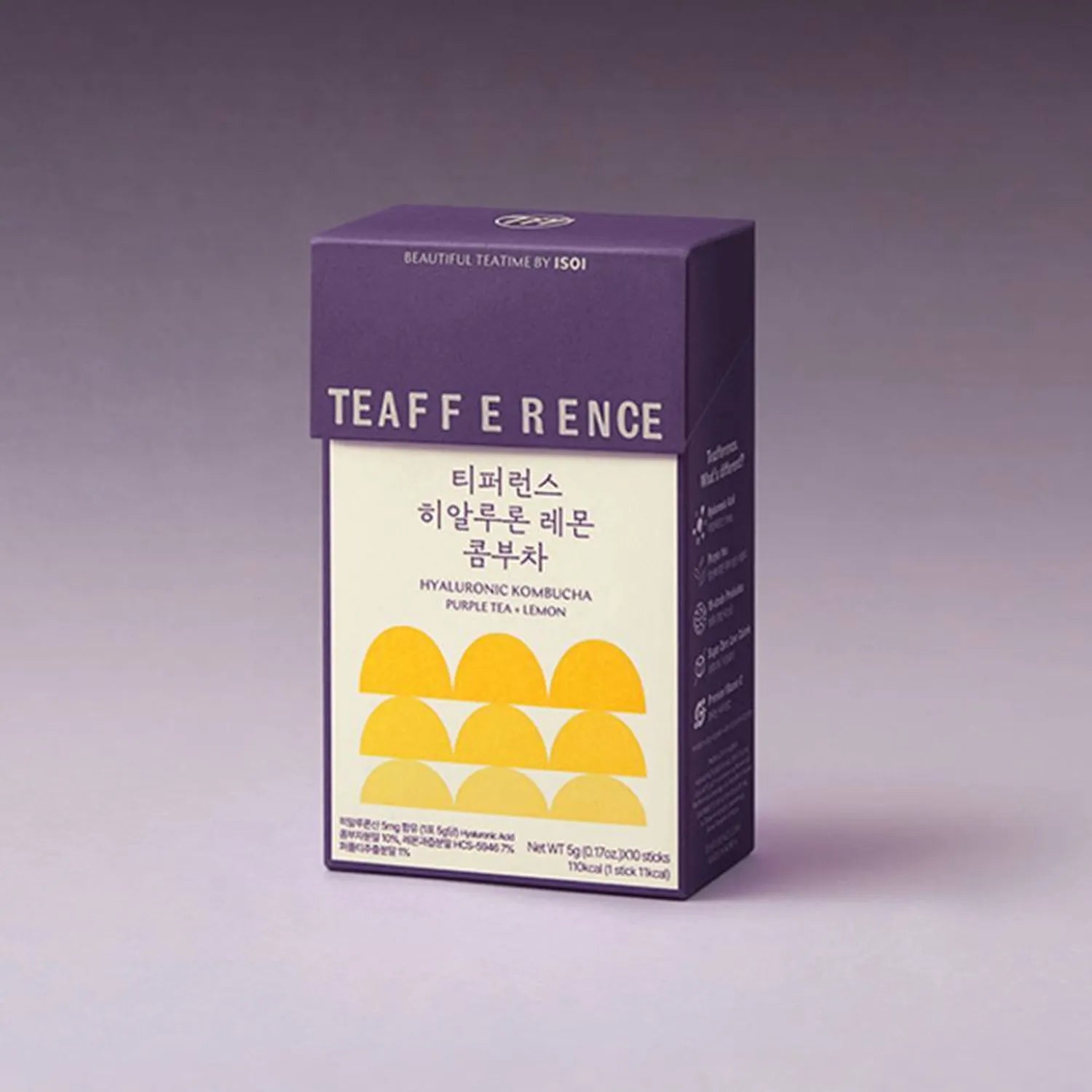 TEAFFERENCE Hyaluron Kombucha Lemon 10 Sticks 1pack