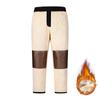 Winter Cashmere Thermal Pants Men's Business Leisure Thick Waterproof Windproof Graphene Material Knee Warm Fleece Pants