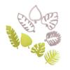 4PCS Leaf Fondant Cutters Raised Edges Cutting Mold Durable Leaf Cutters  Cookie Making