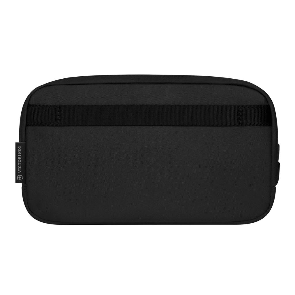 Victorinox Esențiale de călătorie Compact Toaletă Capacitate 2L cu Fermoar Perfect pentru Afaceri sau ca Geantă/Plic Negru, Buzunar, Călătorie, Excursii, Cadou,