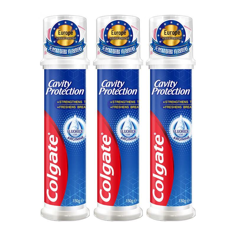 Зубная паста Colgate Natural Arginine против кариеса с помпой, 3 шт.