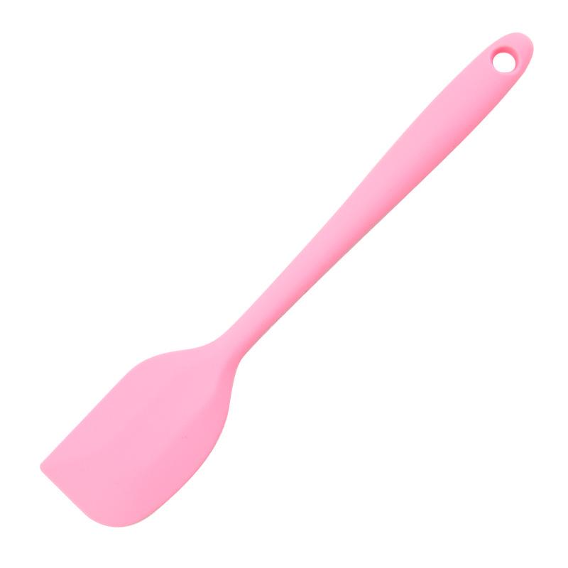 Silicone Spatula for Baking and Cake Decorating - One-Piece, Easy-to-Clean, Colorful Macaron Design