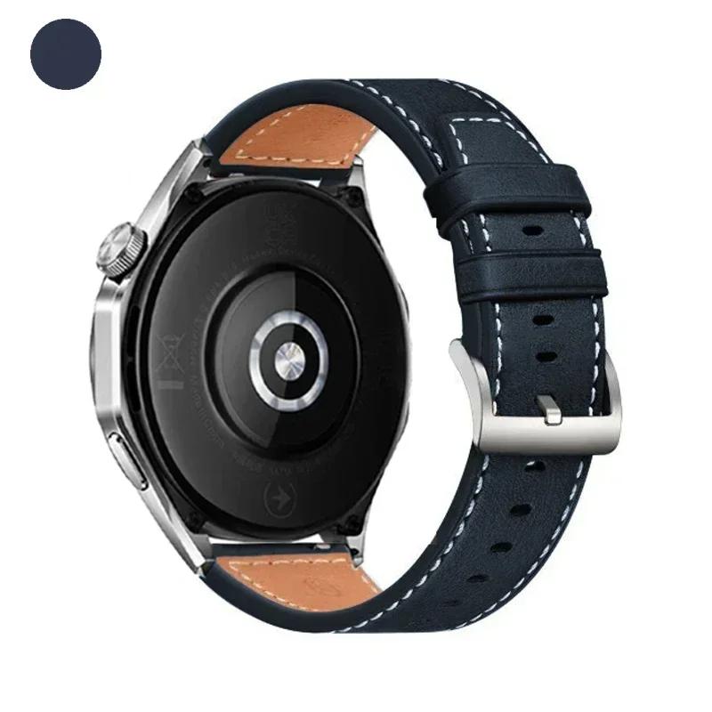 22mm Leather Silicone Strap for Huawei Watch GT6 6Pro GT5 GT4 46mm/Ultimate Replace Bracelet for Xiaomi Watch color 2/S4 S1 Band