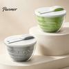 Detachable Drain Basket Vegetable Salad Spinner, Bowl And Mesh Design, Manual Multi-purpose Strainer Hand-Centrifugal Dehydration System, Quick Drying