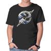 Unisex Crew Neck T-Shirt Interstellar Kanagawa Wave Graphic Short Sleeve Casual Tee