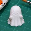 Cute Ghost Decorations 5Pcs Halloween Decorations, Miniature Figurines, 3D Printed Desktop DIY Painting Ghosts Decor for Party Supplies, Creative Cake