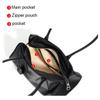 Women's Vintage Waxed Genuine Leather Underarm Bag, Long Cylinder Commuter Shoulder Bag, Baguette Pillow Handbag