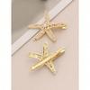 Ocean Series Women's Hair Accessories, Including Star & Sea Star Shaped Hair Clips With Faux Pearl Detail Elegant Claw Clips Hair Claws Hair Barrettes
