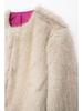 INS High-End Women's Faux Fur Fluffy Coat - Autumn/Winter Loose Warm Cardigan