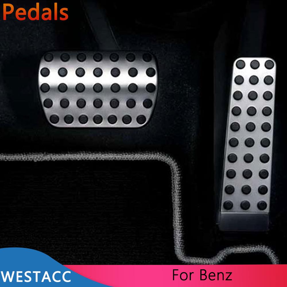 Capac pedală de frână pe gaz de mașină din oțel inoxidabil pentru Mercedes Benz W124 W202 W203 W140 W208 W210 W211 W220 CES Class