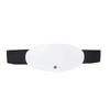 Lumbar Massager EMS Pulse Heating Waist Body Slimming Massage Belt Abdominal Massager White
