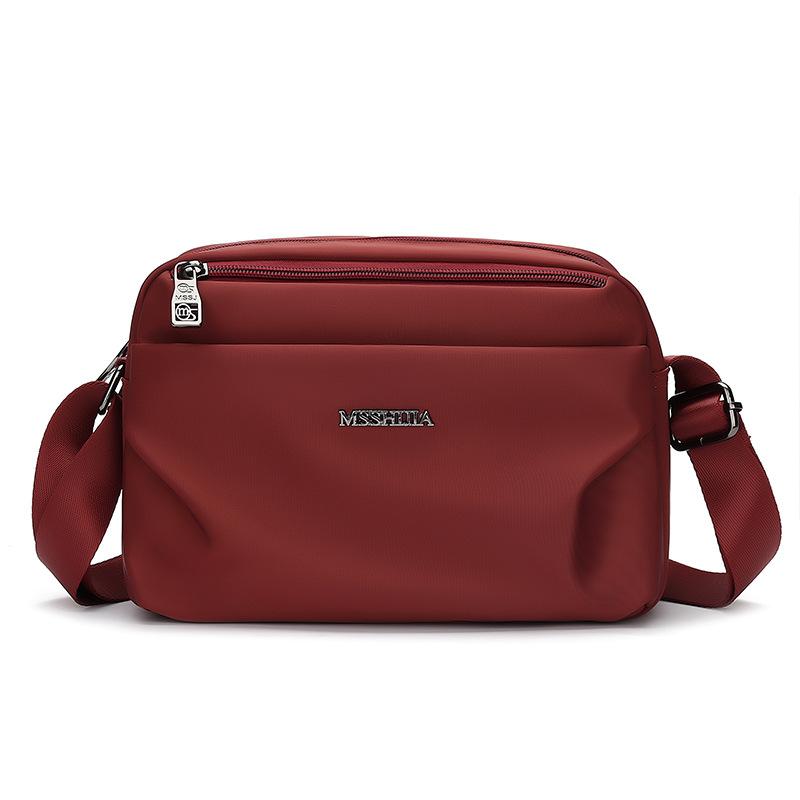 

Женская сумка Многослойная сумка через плечо Легкая сумка на плечо Сумка для мамы красный