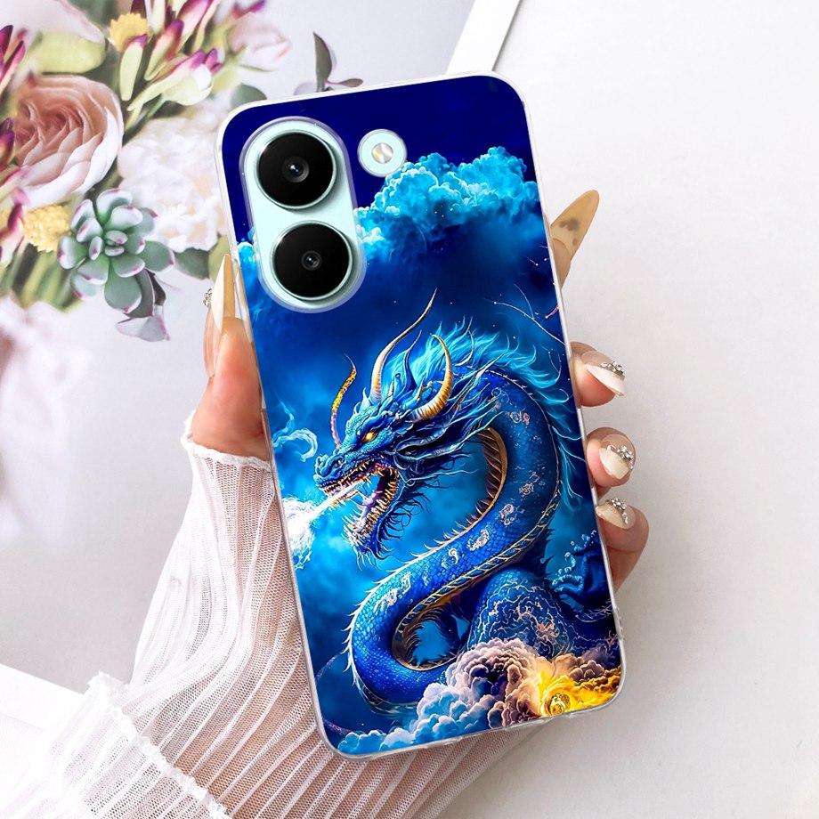 For Xiaomi Poco X8 Pro Max Phone Case Soft Silicone Cover Butterfly Dragon Cat Floral Bumper On Xiaomi Redmi Turbo 5 Max Funda