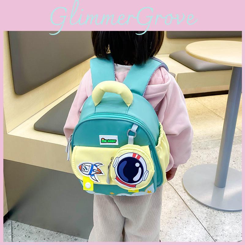 Stylish Nylon Kindergarten Backpack For Boys And Girls Lightweight Casual School Bag