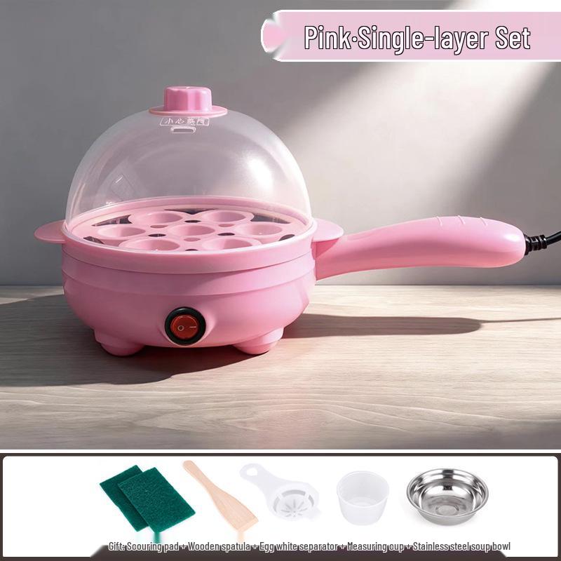 Canxiang Non-Stick Electric Frying Pan: Poached Eggs, Dumplings, Pot Stickers & Breakfast Cooker