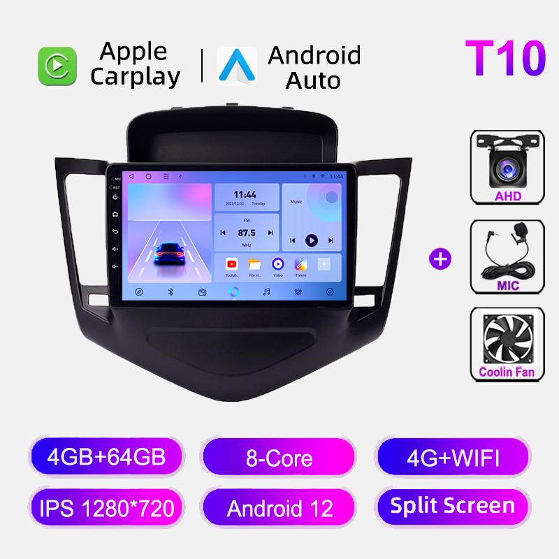 For Chevrolet Cruze J300 2008 - 2015 Car Radio Multimedia Video Player Navigation Stereo GPS Android 10 No 2din 2 Din  Head Unit
