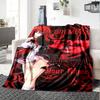 Name Custom Rias Gremory Print Flannel Blanket High Quality Warm Comfortable Cover for All Seasons Perfect for Gifts Home Decor