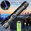 High Power White Laser LED Flashlight Type-C Rechargeable with Battery Torch Zoomable Suitable for Outdoor Camping Lantern