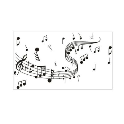Abnehmbarer Musiknoten-Notation-Band-Wandaufkleber, Kunstaufkleber, Raumdekoration, Geschenk