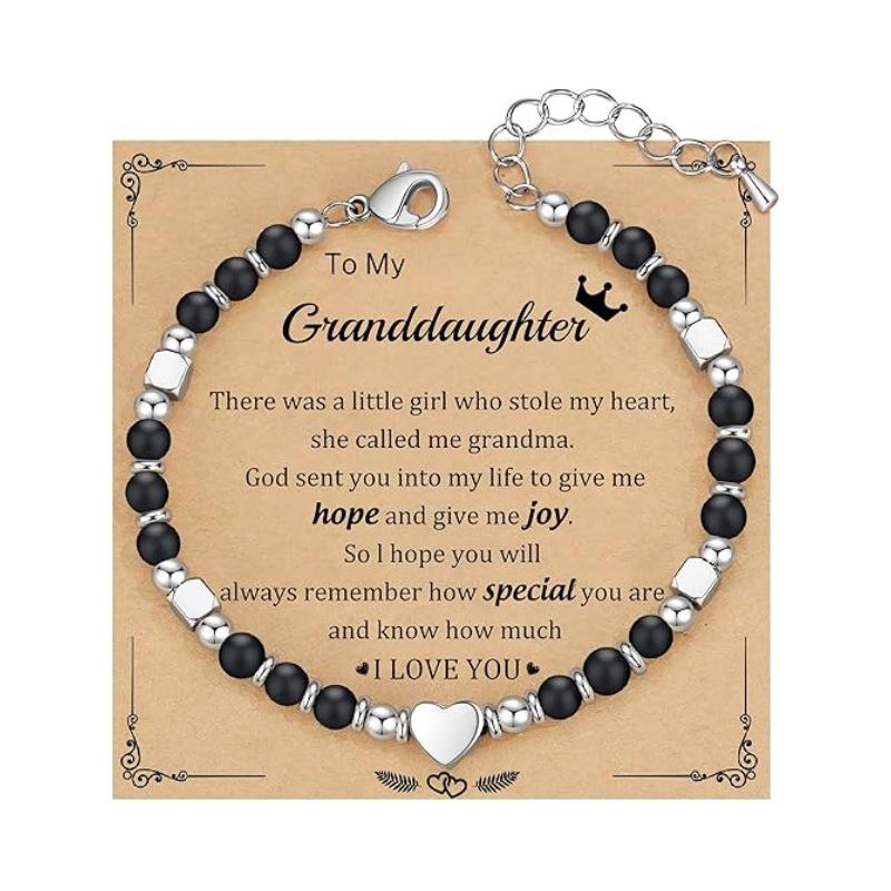 JYL TS Bracelet Adjustable Lobster Clasp Heart Pendant Enhances Relationship Luck