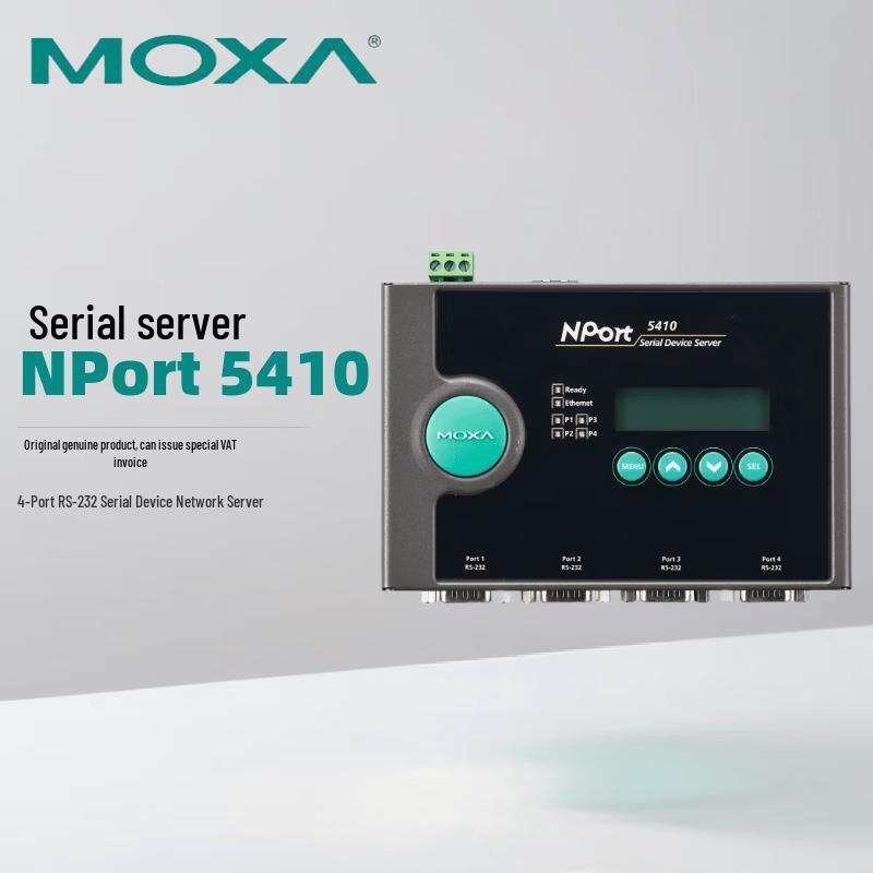 

MOXA NPort 5410 4-портовий послідовний пристрій-сервер RS-232/422/485