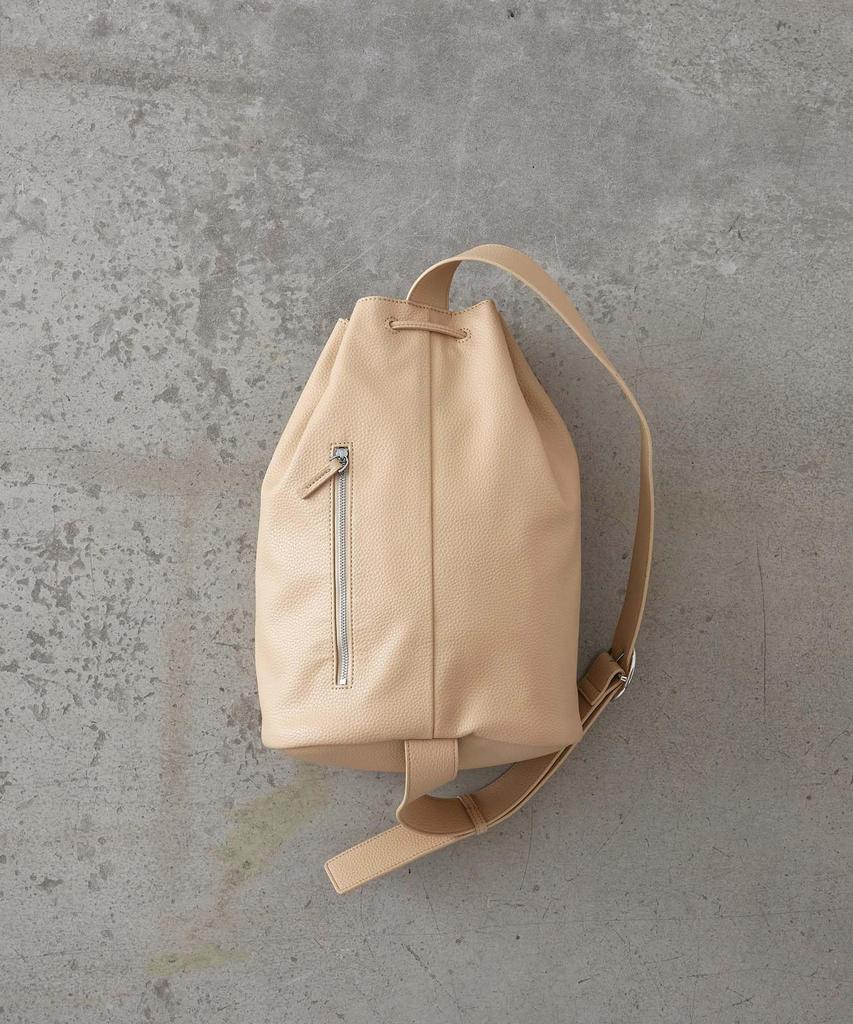 [EFOLE] Kordelzug-Einschultertasche aus Kunstleder