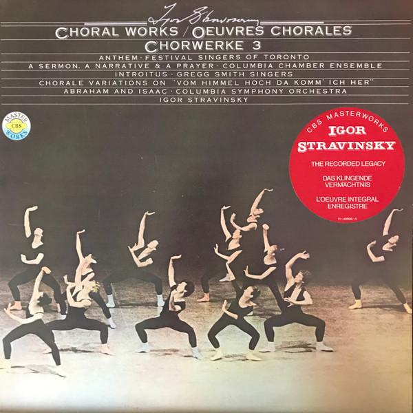 

Виниловая пластинка ИГОРЬ СТРАВИНСКИЙ Хоровые произведения III IV 79256 CBS Masterworks 1981 Германия Классика Б/У