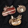 Exquisite Gift Halloween Fashion Jewelry Pumpkin Lapel Pins Suit Brooch Corsage Pin Women Brooch