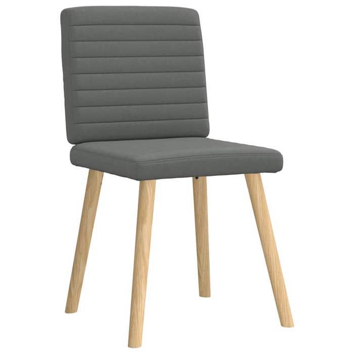 VidaXL Chaises à manger lot de 2 gris foncé tissu 4101175