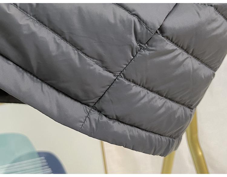 Men's Lightweight Sleeveless Down Vest - Warm 90% White Duck Down, Round Neck/V-Neck, Two-Way.