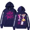 Anime KPop Demon Hunters Saja Boys Hoodies Men Women Trendy Harajuku Popular Cosplay Sweatshirt Loose Fleece Casual Tracksuit