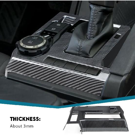 INTGET Gear Shift Panel Cover for 2024 2025 Toyota Tacoma Accessories ABS Plastic Interior Decoration for Tacoma SR/SR5/TRD PreRunner/Sport/Off-Road