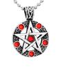 Collana Pendente Stella in Titanio Energia Cosmica 2023 - Moda Retro Unisex.