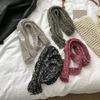 Women Skinny Scarf Thin Choker Knit Belt Long Tie Scarf Bag Handle Wrap