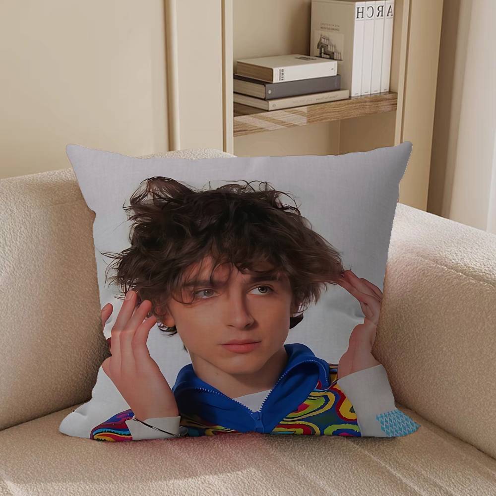

Timothee Anime ChalametS Pillow Cushion Cover Pillowcase Living Room Sofa Home Decor Customized 12x12Inch
