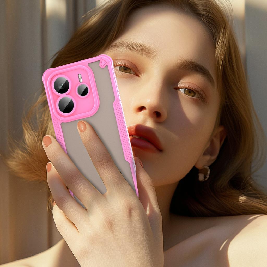 For Xiaomi Redmi Note 14 5G Case Hybrid Frosted Phone Back Cover