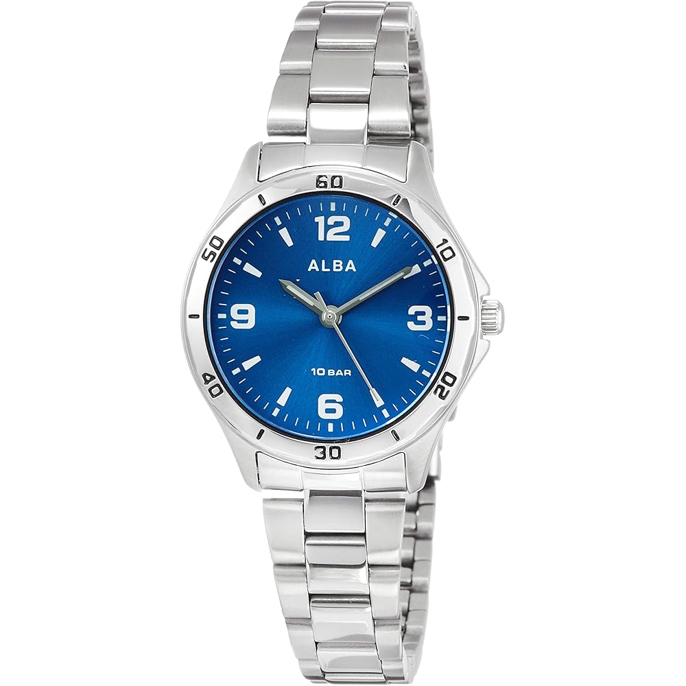 Alba Sports AQQK409 Women s Watch Silver Stainless Steel Water Resistant