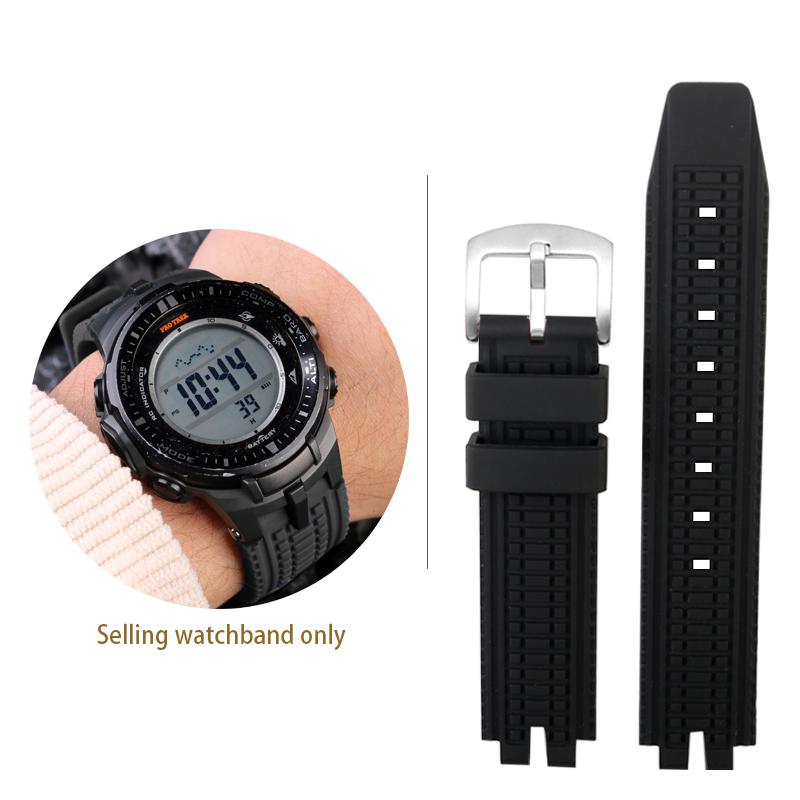 

Для серії Casio PROTREK PRW-3000\3100\6000\6100Y Силіконовий ремінець для годинника для альпінізму Водонепроникний Аксесуари для чоловіків для активного відпочинку 0mm
