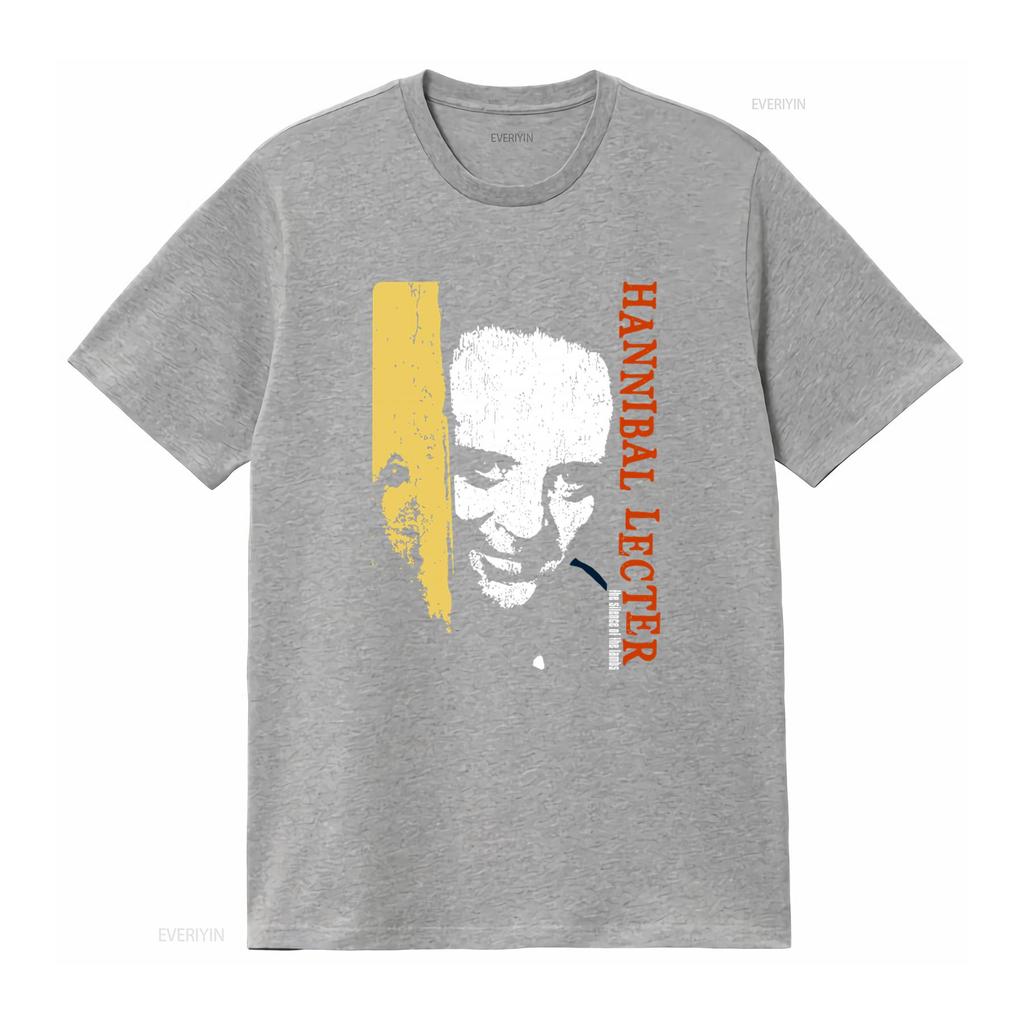 Vintage Hannibal Lecter Photo The Silence of Lambs T Shirt vintage Washed Soft fashion Unisex Versatile Comfortable homme