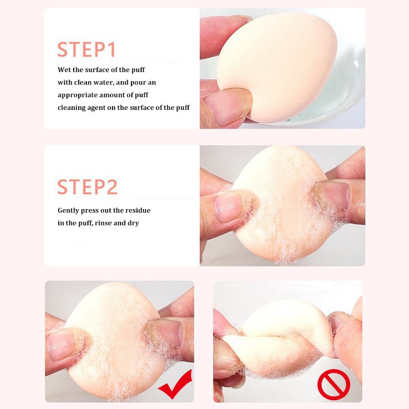 1/3Pcs Mini Finger Powder Puff Thicken Air Cushion Concealer Blusher Soft Makeup Sponge Wet Dry Use Facial Detail Beauty Tool