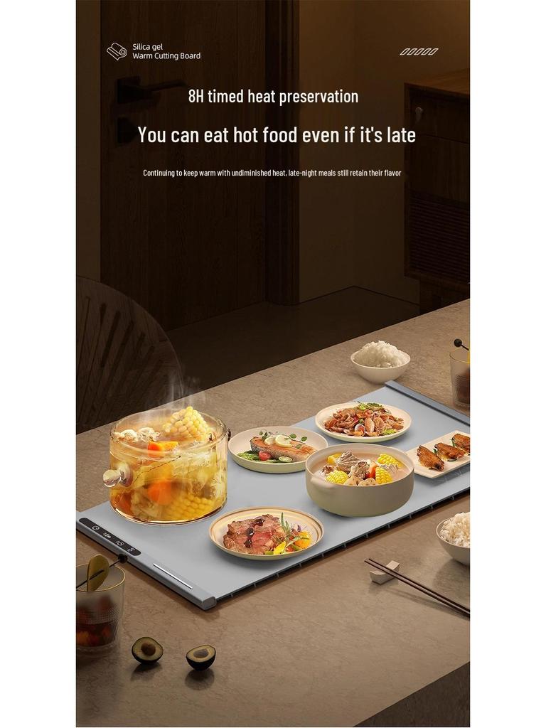 Winter Silicone Multifunctional Food Warmer - Intelligent Constant Temperature Dining Table Insulation Board